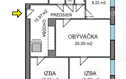 3-izbový byt + mezonet, 140 m2, tehla, Košice Jilemnického