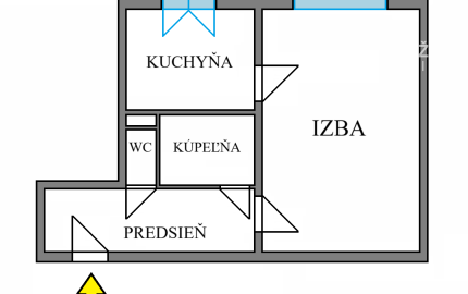 PRENÁJOM 1-izb. byt, 39 m2, balkón (8.p/11), Košice Němcovej