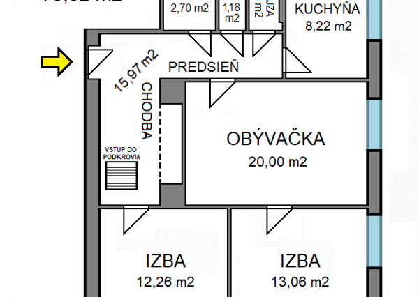 3-izbový byt + mezonet, 140 m2, tehla, Košice Jilemnického