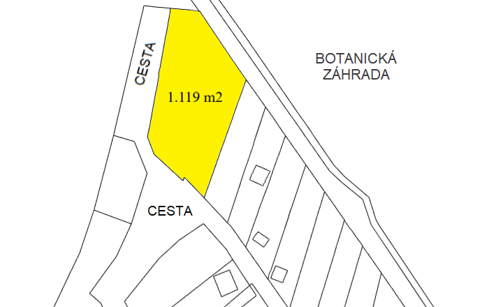 Pozemok, 1119 m2, Košice - Sever, Kalvária, Zvolenská ulica - fotografia 7