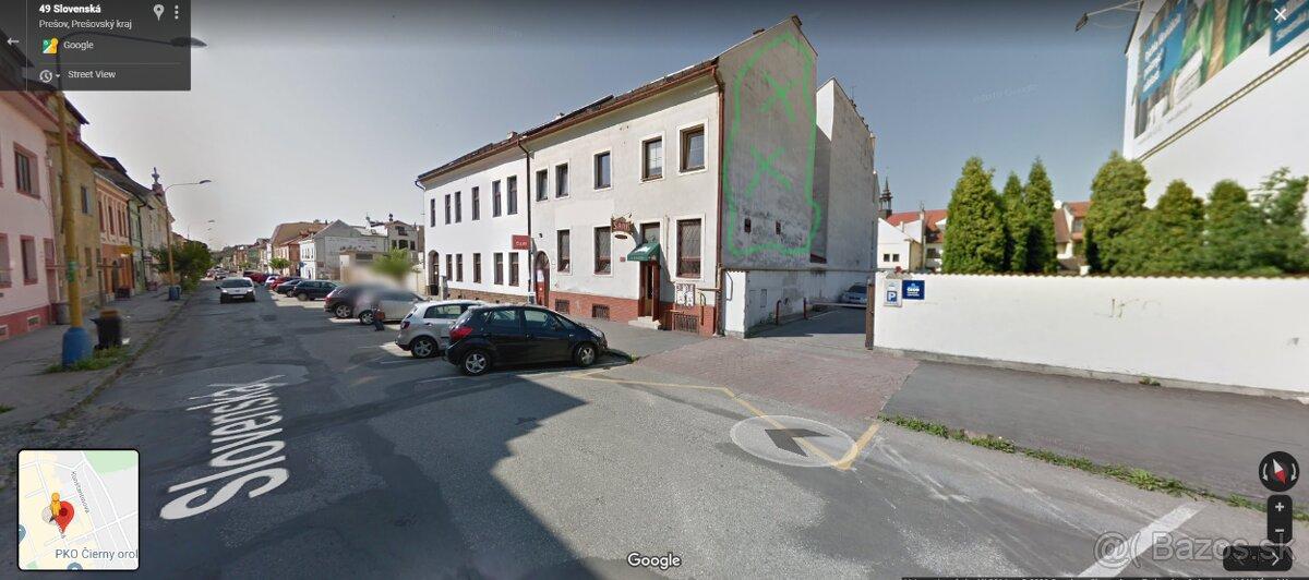 Predaj rodinný dom - polyfunkčný priestor na ul. Slovenská, Prešov