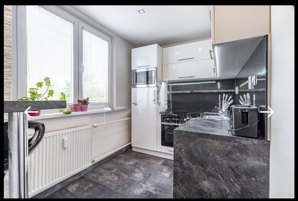 Na predaj kompletne zariadený 2-izbový tehlový byt v obľúbenej lokalite Košice – Sever, Študentská ulica